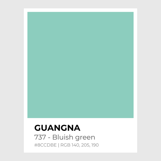 Feutres acryliques - Guangna-737_-_Bluish_green - Lovely Colors