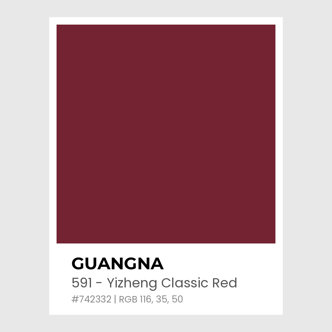 Feutre Acrylique Guangna Brush – 591 – Yizheng Classic Red