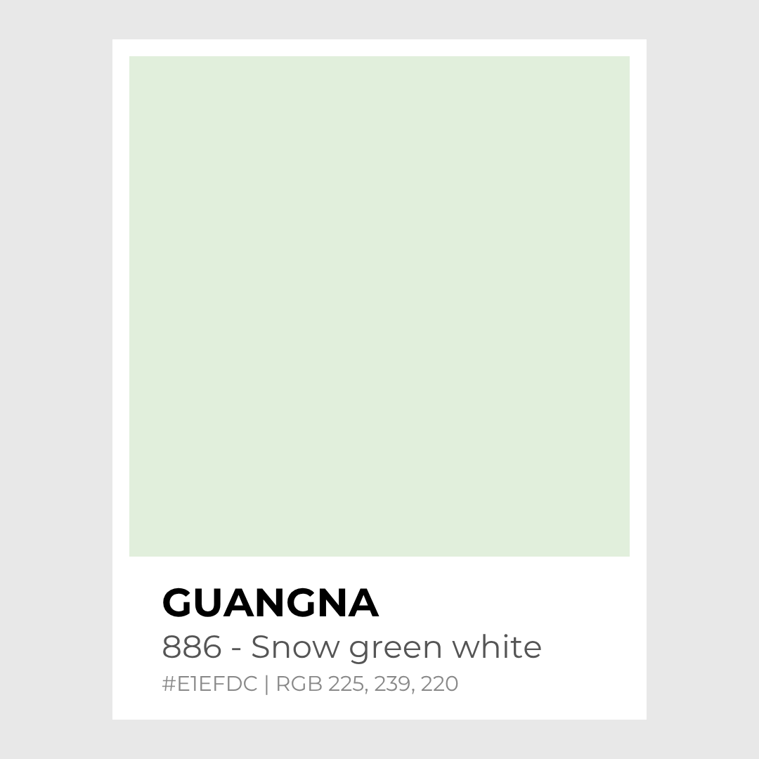 Feutres acryliques - Guangna_886_-_Snow_green_white - Lovely Colors