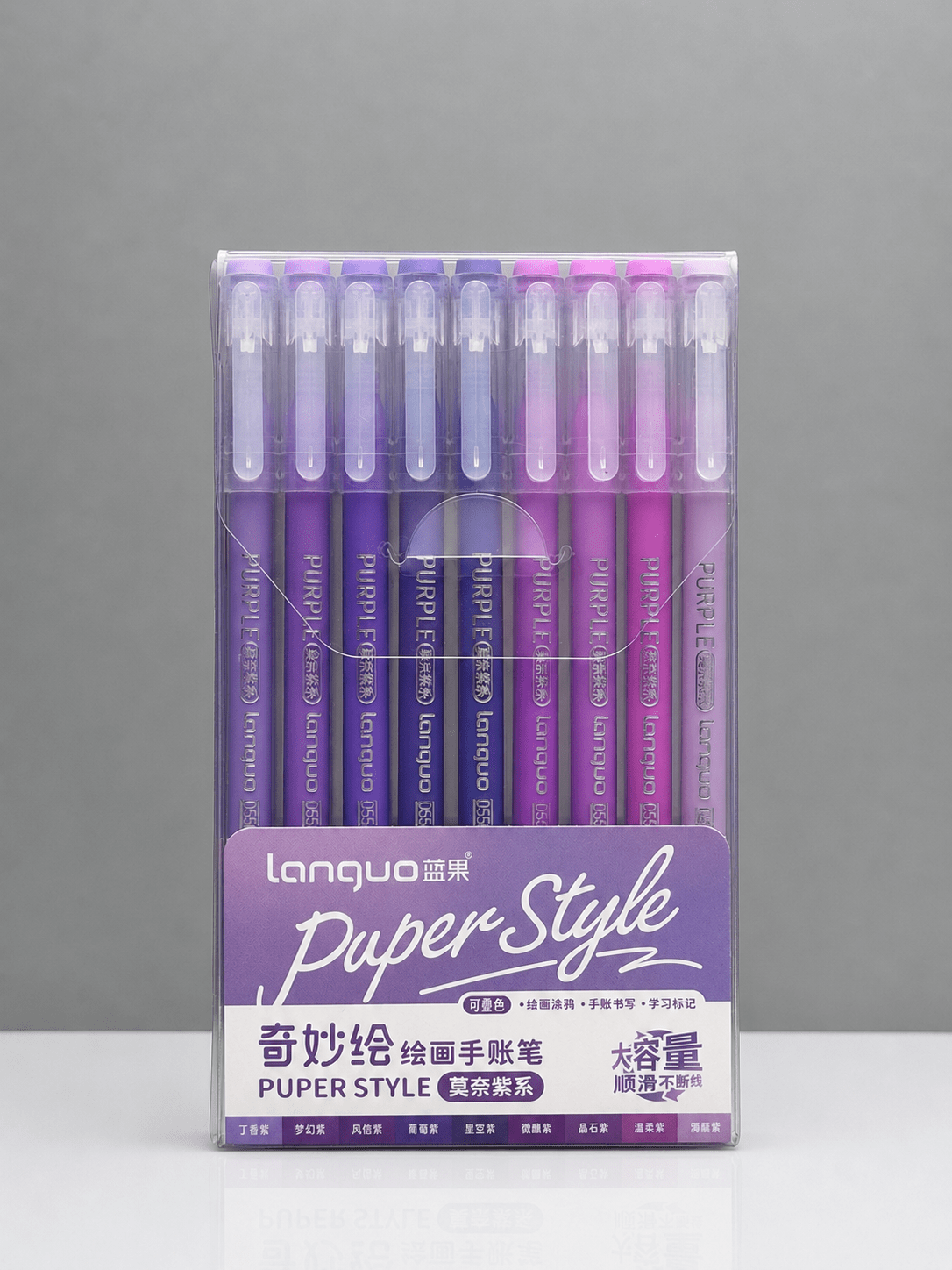 Feutres acryliques - languo-acrylic-gel-pen-puper-style-9-couleurs-5771769 - Lovely Colors