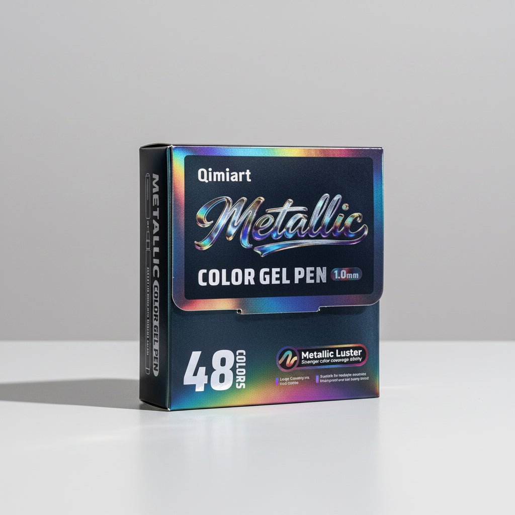 Feutres acryliques - languo-x-qimiart-metallic-gel-pens-48-colors-9717187 - Lovely Colors