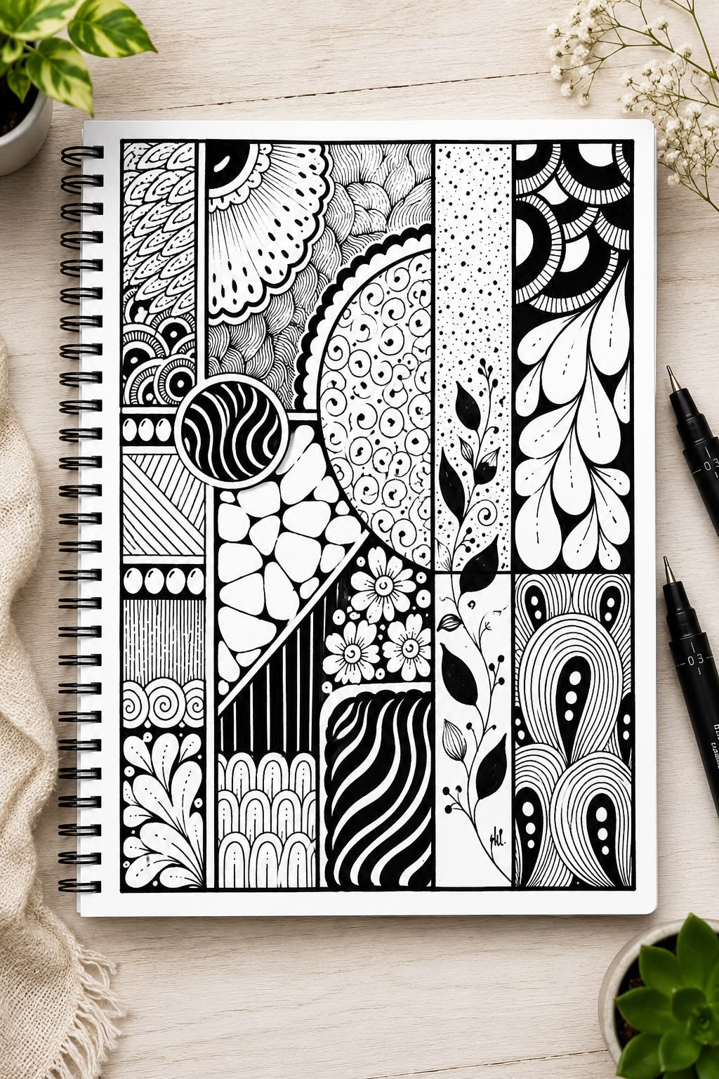 3 exercices d'art-thérapie ultra-simples à tester ce soir avec vos feutres - Lovely Colors