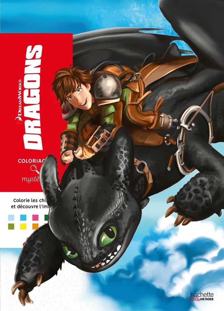 A Paraitre - Coloriages Mystères - Dragons - 26/08/2026