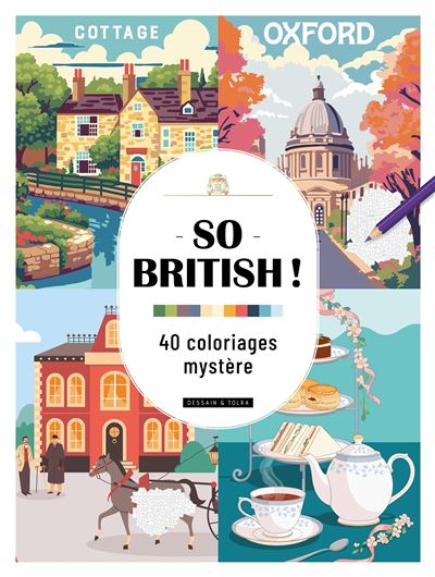 A Paraitre - Coloriages Mystères - Dessain & Tolra - So British - 09/09/2026