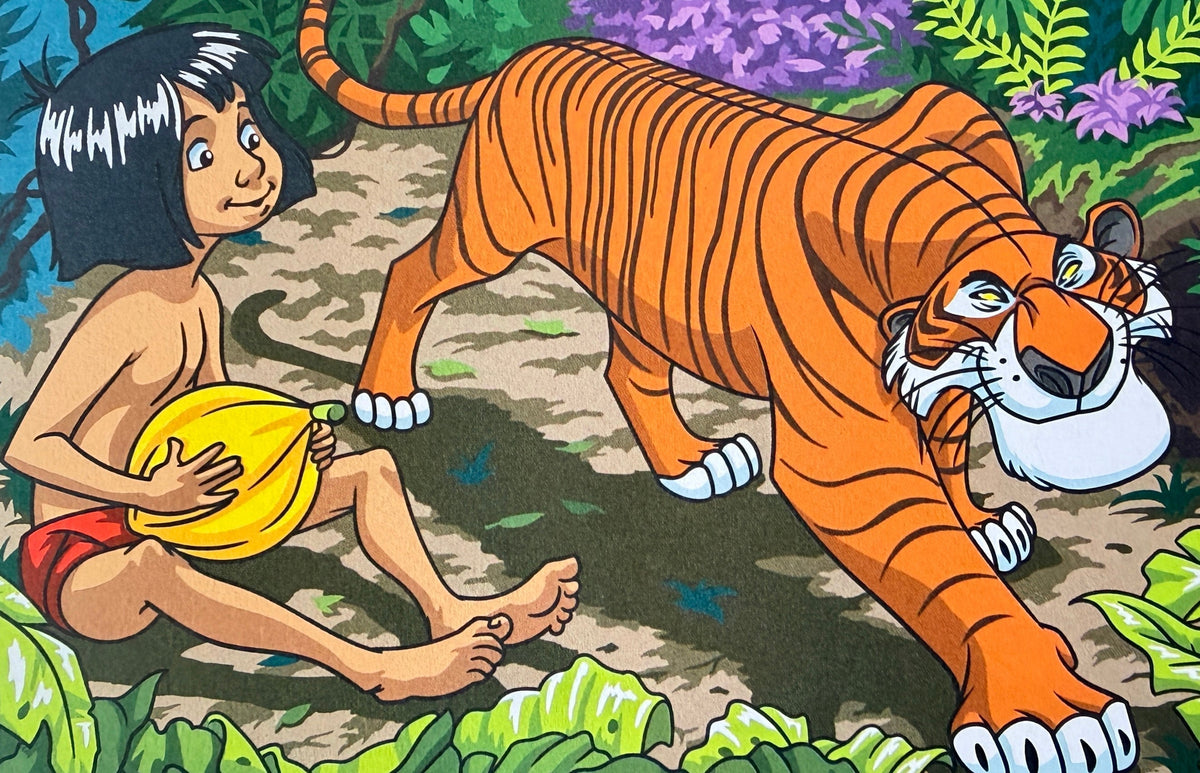 Code Couleur Disney - Héros VS Méchants - La Battle - Page 53/54 - Mowgli & Sher Khan - Lovely Colors