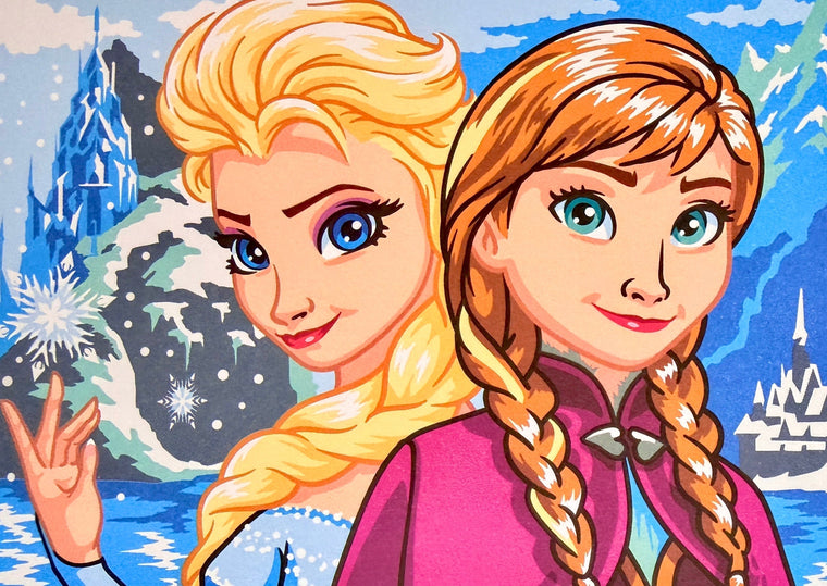 Code Couleur Disney - Les Grands Classiques - Tome 11 - Page 14 - Anna & Elsa - Lovely Colors
