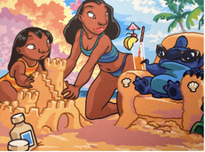 Code Couleur Disney - Les Grands Classiques - Tome 13 - Page 39/40 - Lilo, Nani et Stitch - Lovely Colors