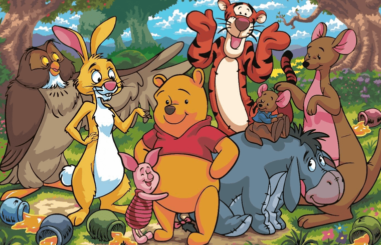 Code Couleur Disney - Les Très Grands Classiques - Page 1 - Winnie et ses amis - Lovely Colors