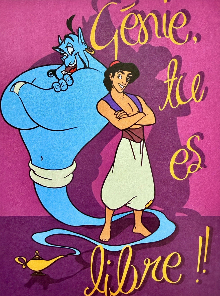 Code Couleur Disney - Messages Mystères - Page 3 - Aladdin et le Génie - Lovely Colors
