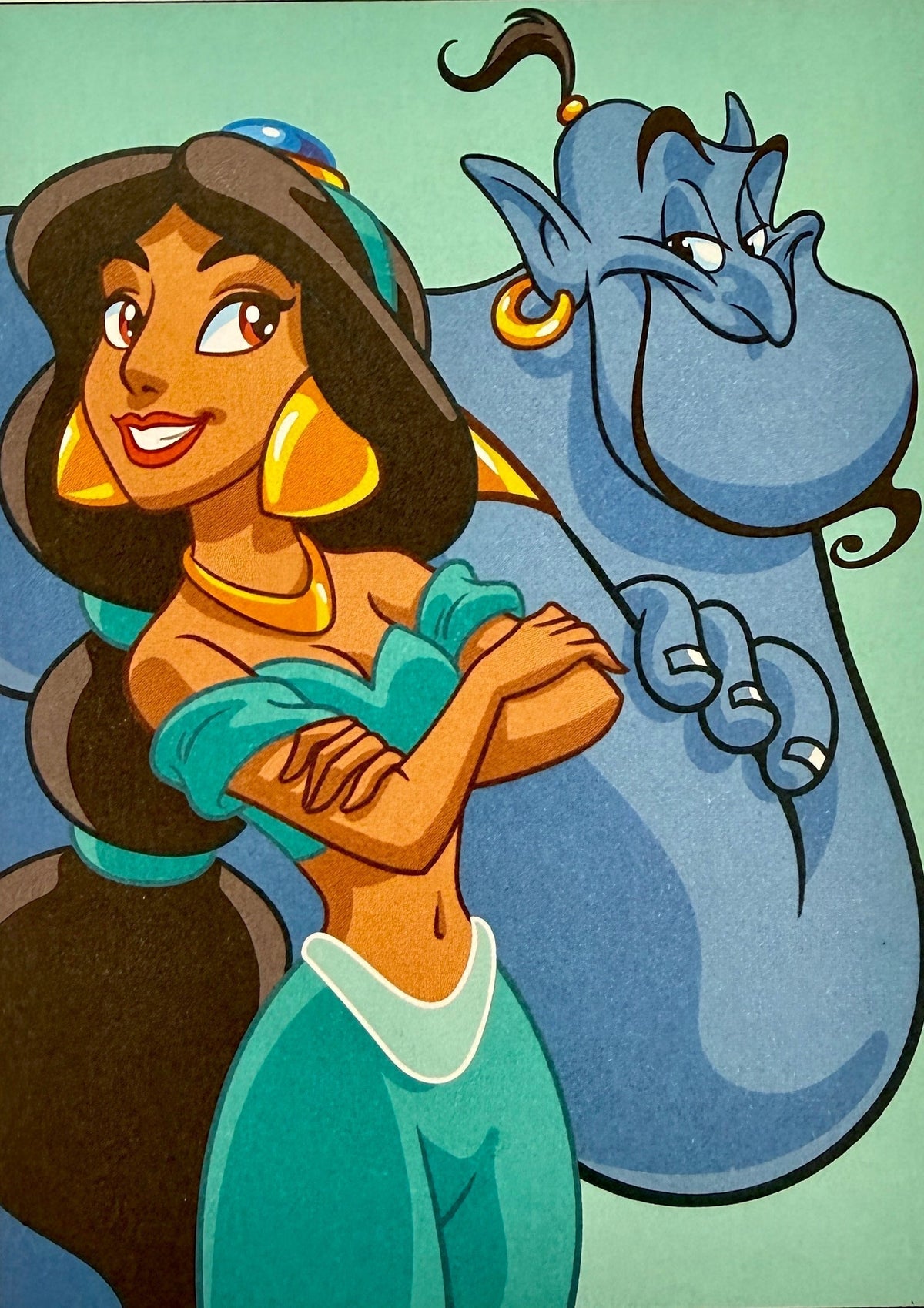Code Couleur Disney - Princesses - Page 6 - Jasmine & le Génie - Lovely Colors