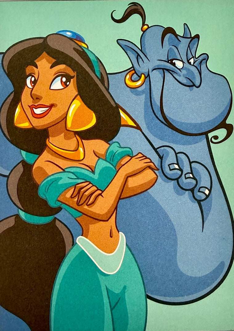 Code Couleur Disney - Princesses - Page 6 - Jasmine & le Génie - Lovely Colors