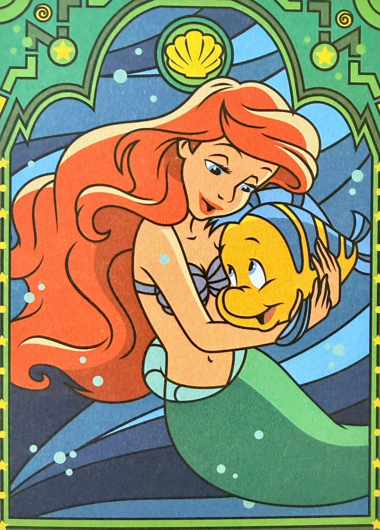 Code Couleur Disney - Vitraux VOL2 - Page 9 - Ariel & Polochon - Lovely Colors