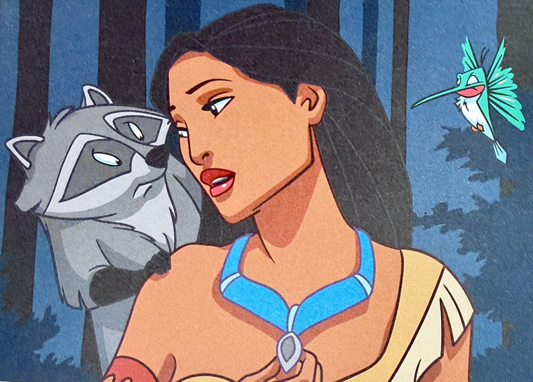 Code Couleur - Princesses - Page 81 - Pocahontas, Meeko, Flint - Lovely Colors