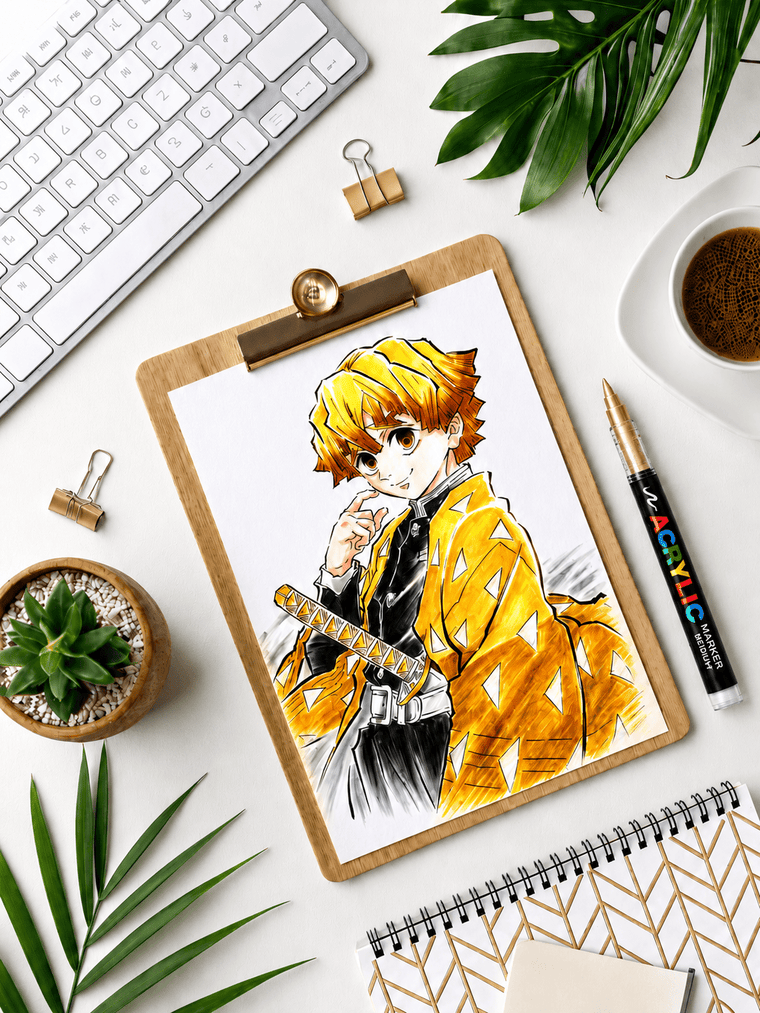 Pourquoi utiliser des feutres acryliques pour dessiner des mangas ? - Lovely Colors