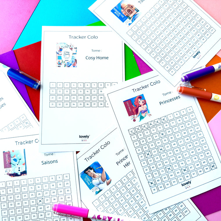 Pourquoi utiliser des fiches trackers ? - Lovely Colors