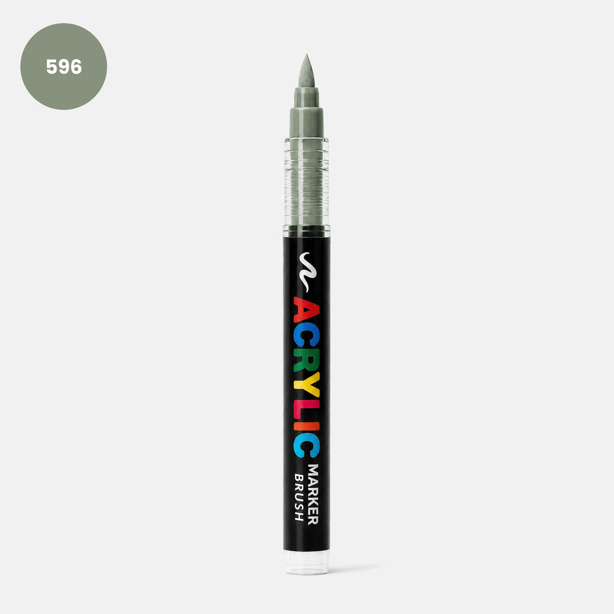 Feutre Acrylique Guangna Brush – 596 – Grey Olive Green
