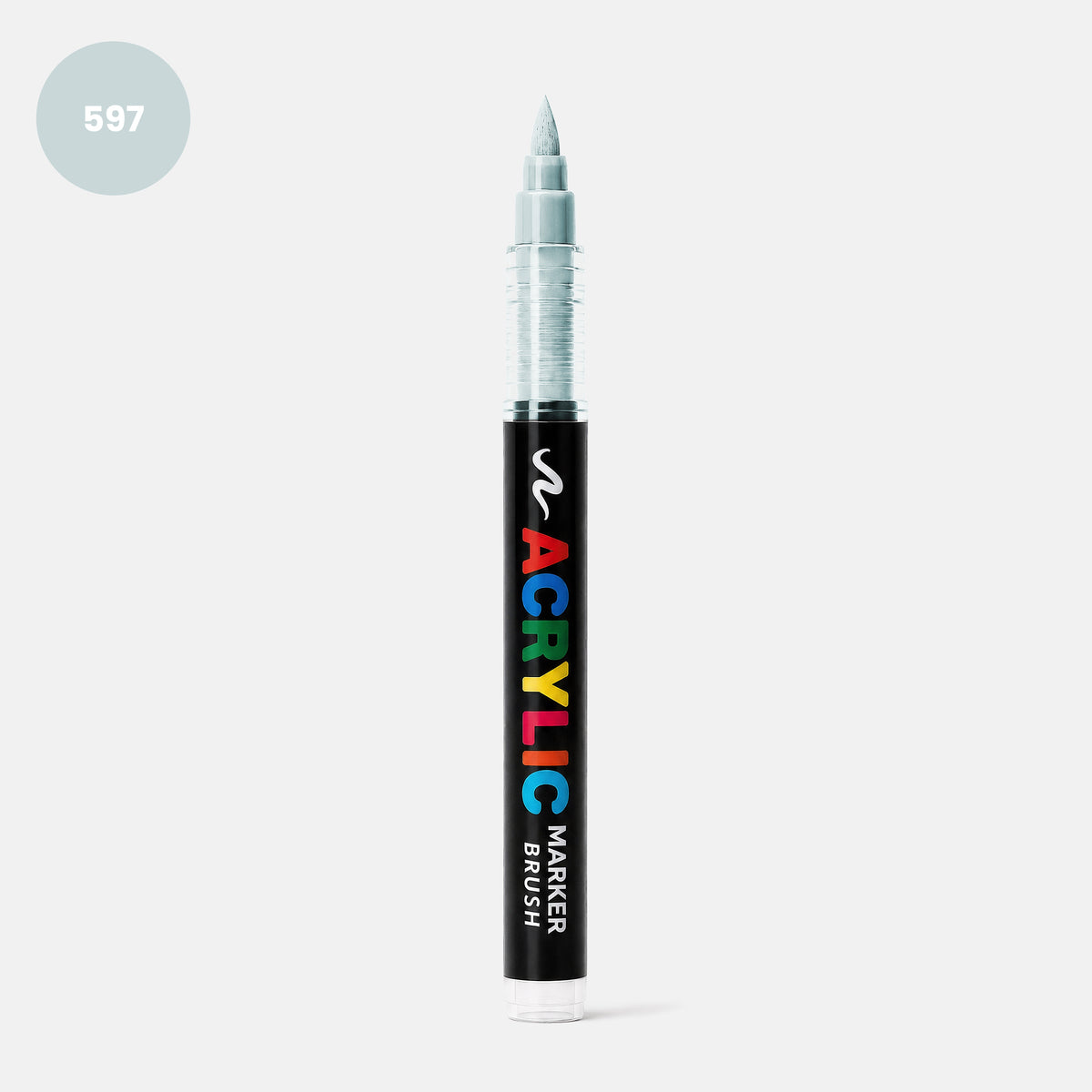Feutre Acrylique Guangna Brush – 597 – Light Ink Gray