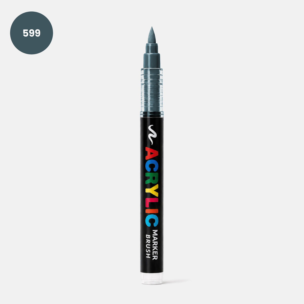 Feutre Acrylique Guangna Brush – 599 – Moon Rock Gray