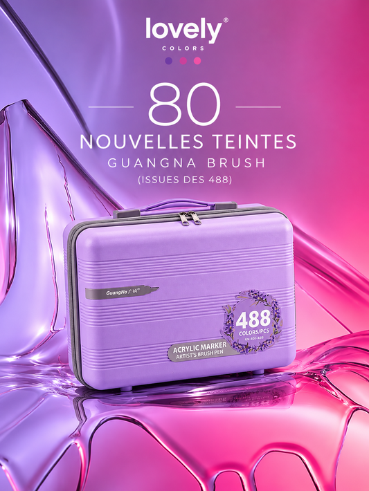 80 nouvelles teintes Guangna Brush – Pack issu de la Guangna 488