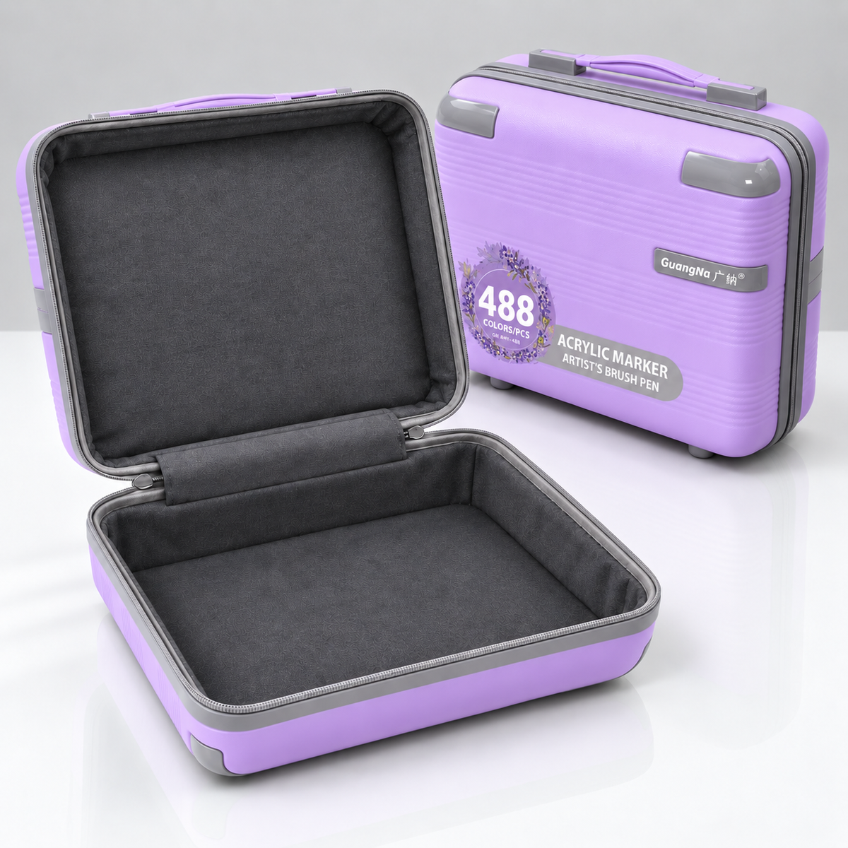 Mallette vide GUANGNA Brush 488 – Violette