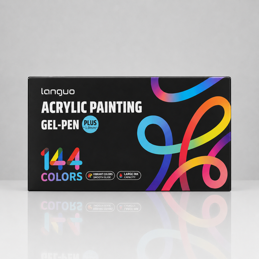 Languo Acrylic Painting Gel-Pen Plus – 144 couleurs