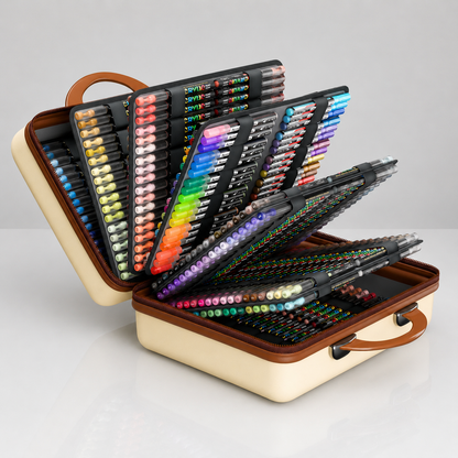 Mallette FLYSEA – 504 feutres acryliques Brush