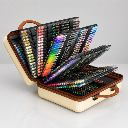 Mallette FLYSEA – 504 feutres acryliques Brush