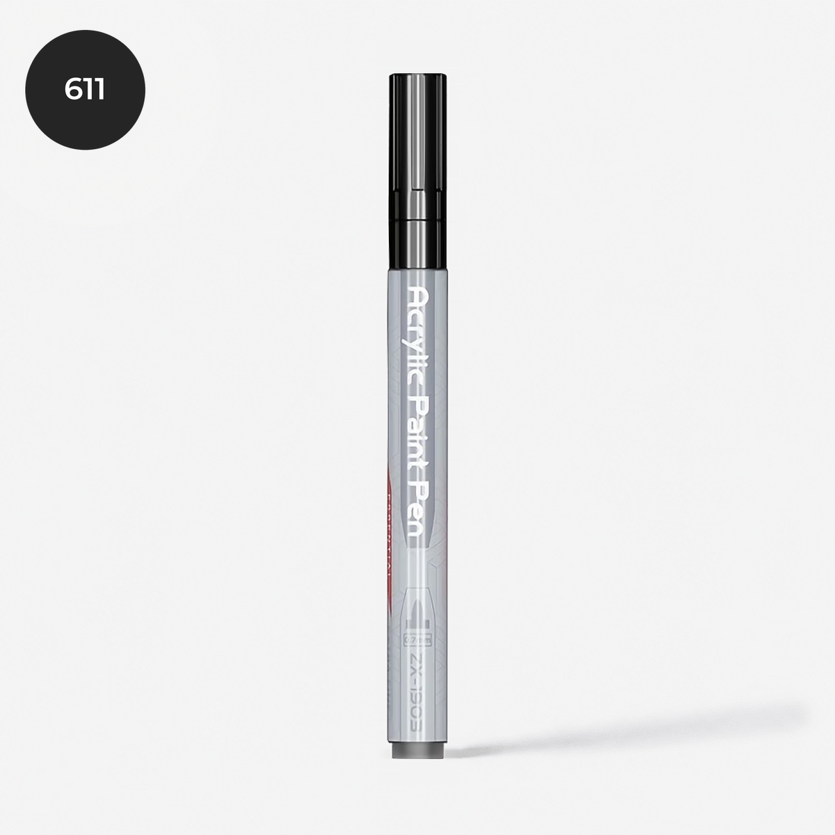 Flysea Noir – Feutre acrylique noir opaque pointe fine 0,7 mm