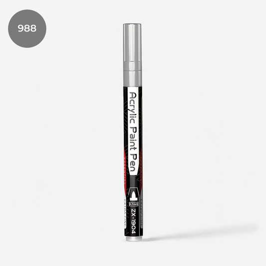Flysea Argenté – Feutre acrylique argent métallisé pointe fine 0,7 mm