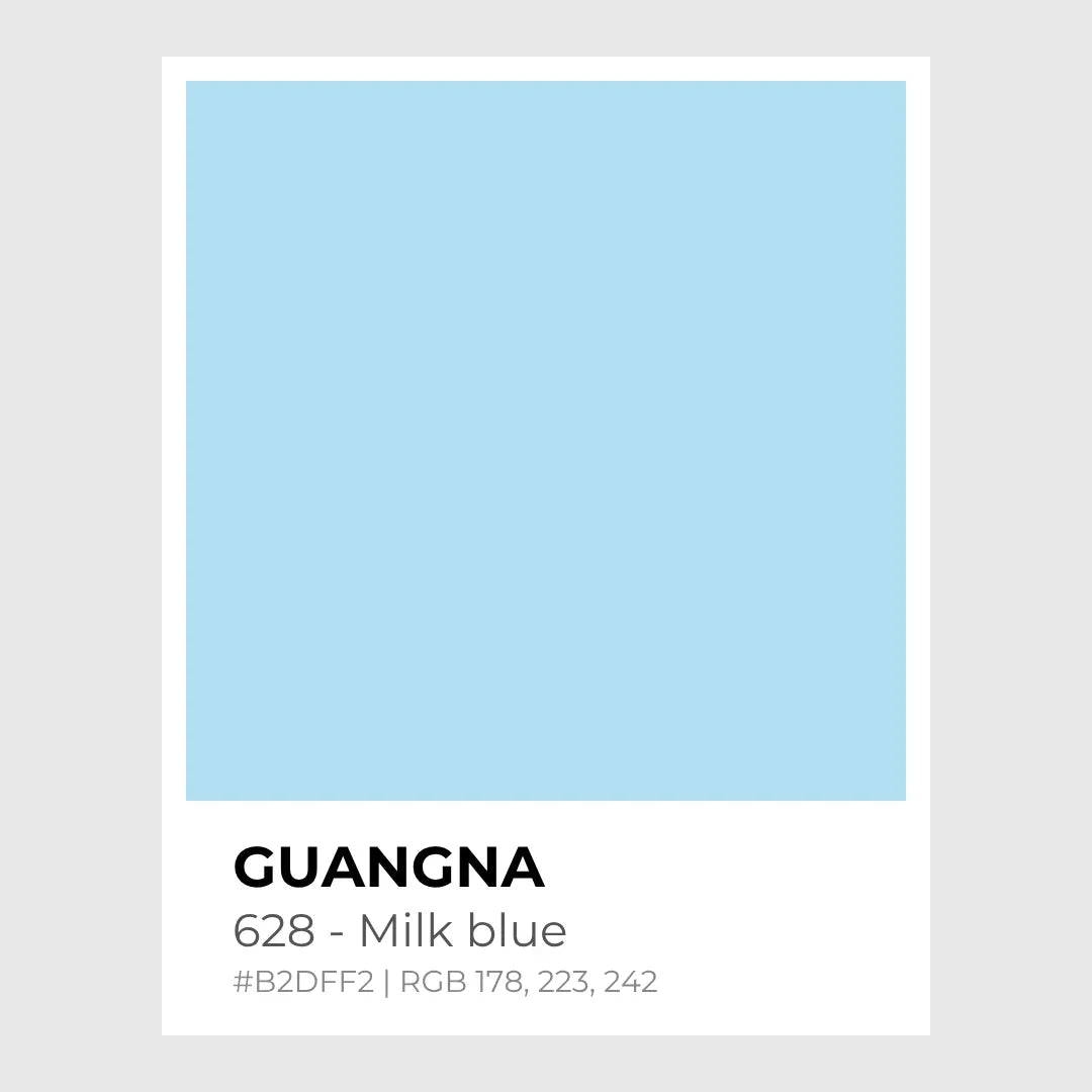Feutres acryliques - Guangna-628_-_Milk_blue - Lovely Colors