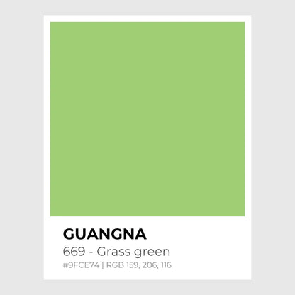 Feutres acryliques - Guangna-669_-_Grass_green - Lovely Colors