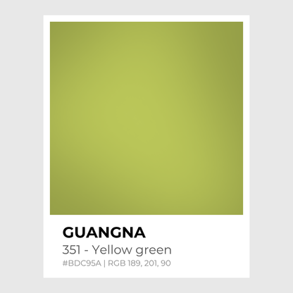 Feutres acryliques - Guangna_351_-_Yellow_Green - Lovely Colors