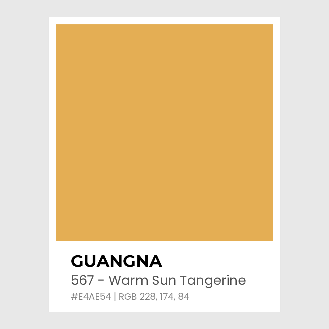Feutre Acrylique Guangna Brush – 567 – Warm Sun Tangerine