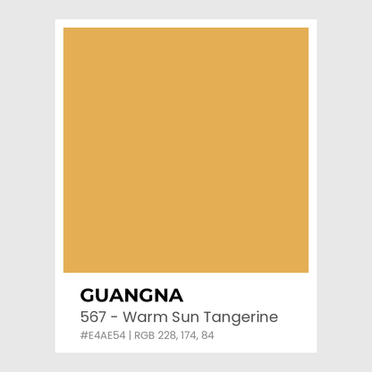 Feutre Acrylique Guangna Brush – 567 – Warm Sun Tangerine