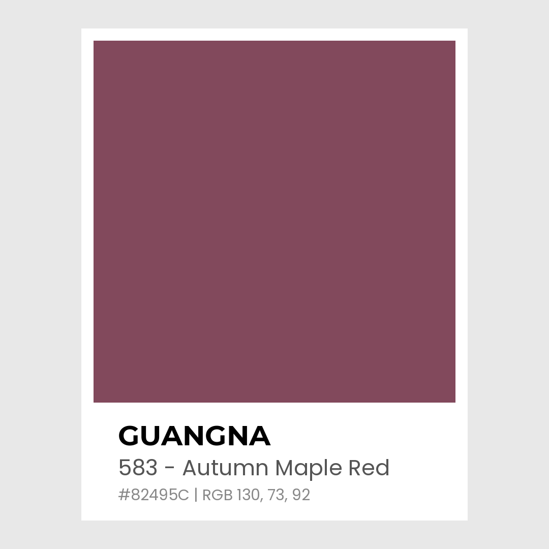 Feutre Acrylique Guangna Brush – 583 – Autumn Maple Red