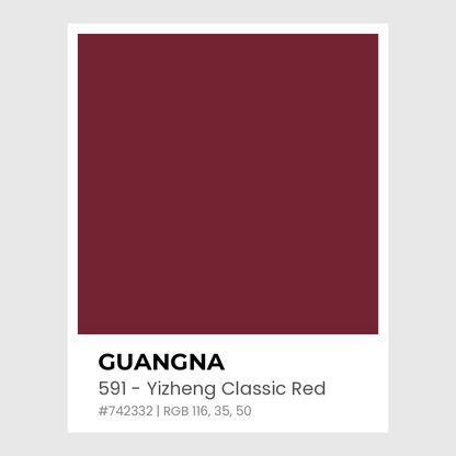 Feutre Acrylique Guangna Brush – 591 – Yizheng Classic Red