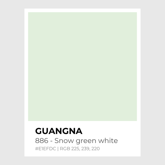 Feutres acryliques - Guangna_886_-_Snow_green_white - Lovely Colors