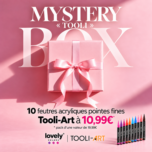 Mystery Box Tooli-Art – 10 feutres acryliques pointes fines – 10,99 €