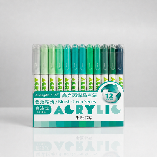 Feutres acryliques - Packshot_Guangna_Pen_Bluish_Green - Lovely Colors