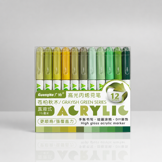 Feutres acryliques - Packshot_Guangna_Pen_Grayish_Green - Lovely Colors