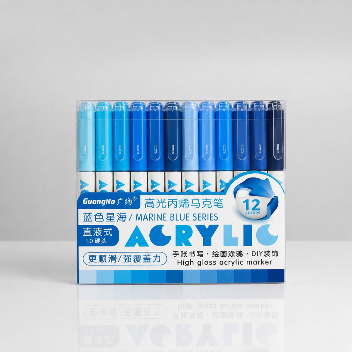 Feutres acryliques - Packshot_Guangna_Pen_Marine_Blue - Lovely Colors
