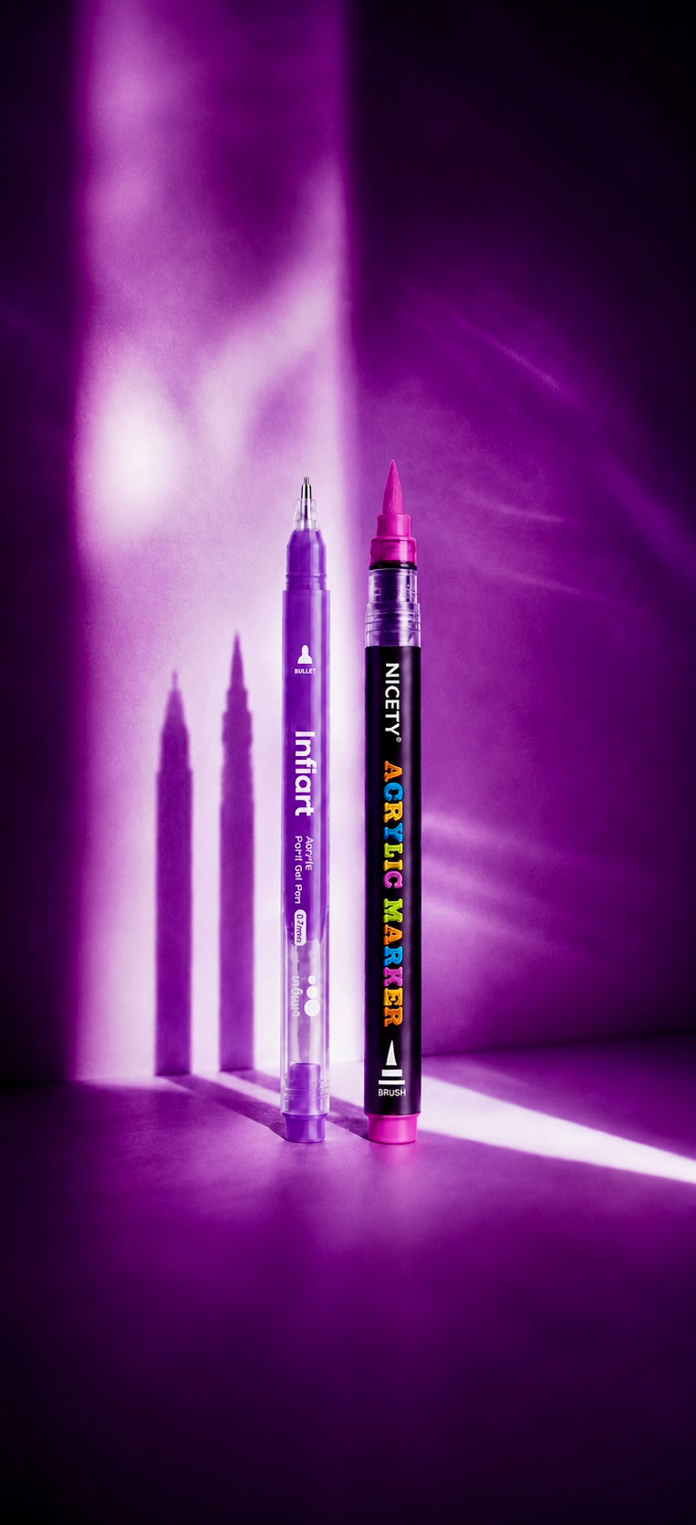 Feutres acryliques - feutre_feutres_acryliques_feutres_acrylic_marker_pen_gel_pen_brush_guangna_languo_arrtx_posca_ohuhu_enmy_tooliart_infiart_nicety_0_6mm_1_0mm_feutres_peintures_high_gloss_16 - Lovely Colors