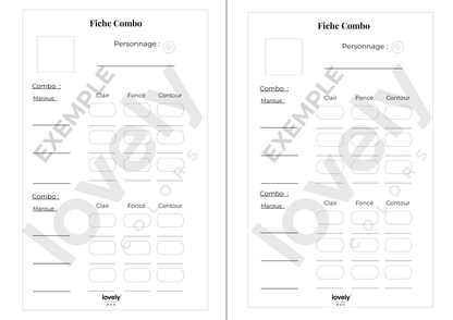 Feutres acryliques - fiche-combo-3332064 - Lovely Colors
