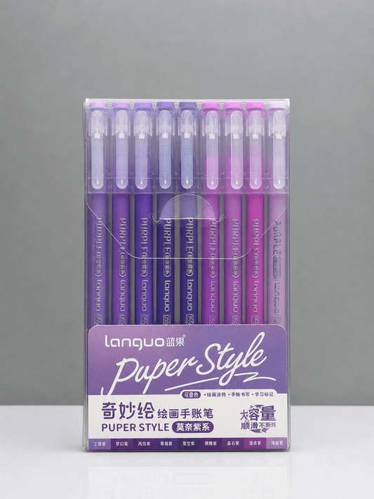 Feutres acryliques - languo-acrylic-gel-pen-puper-style-9-couleurs-5771769 - Lovely Colors