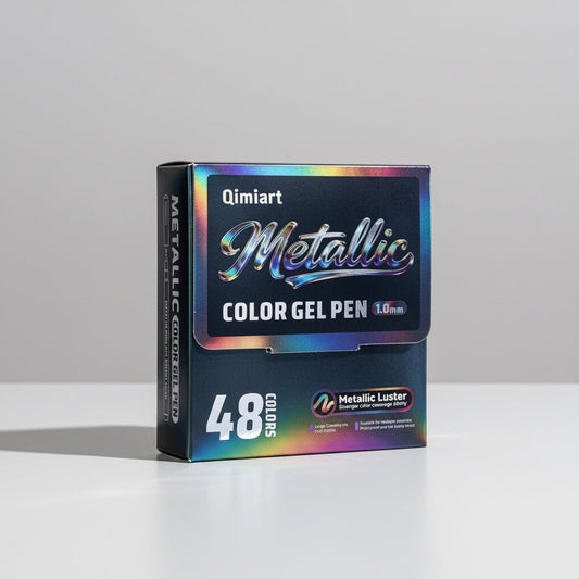 Feutres acryliques - languo-x-qimiart-metallic-gel-pens-48-colors-9717187 - Lovely Colors