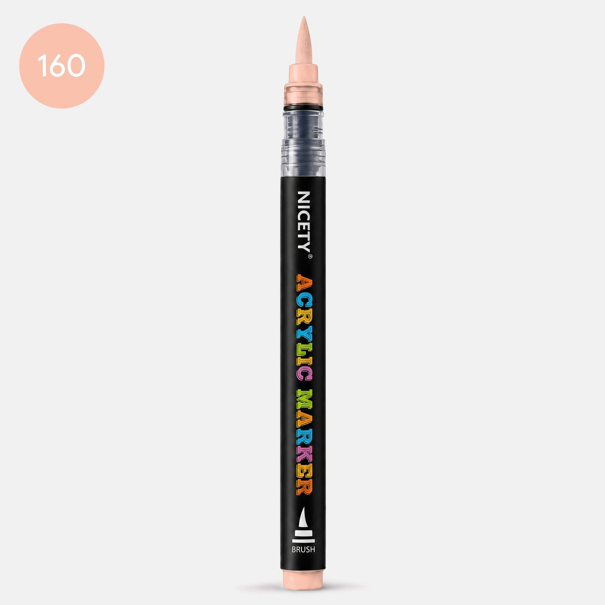 Feutres acryliques - nicety-acrylic-brush-160-2500010 - Lovely Colors